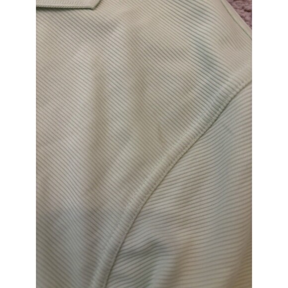 Cubavera Polo Shirt Men XL Pale Green Solid Textured Short Sleeve - Picture 8 of 11